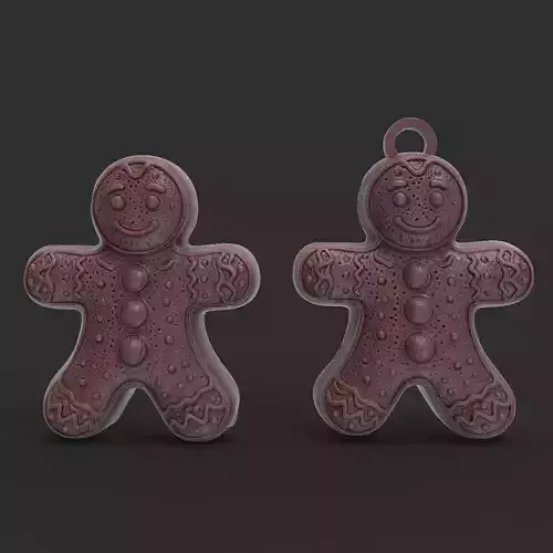 christmas tree cookie decor 3D print model