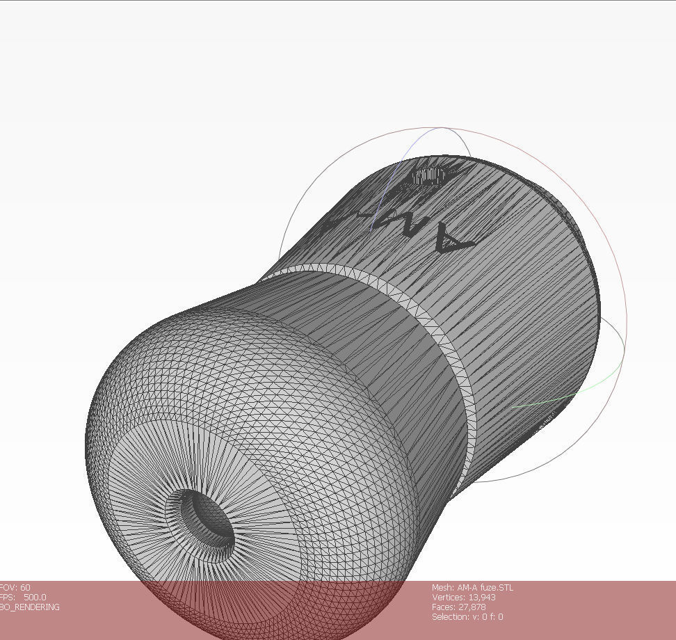 Russian avia bomb AO 25 33 and AO 25 30 submunition moulage 3D model_15
