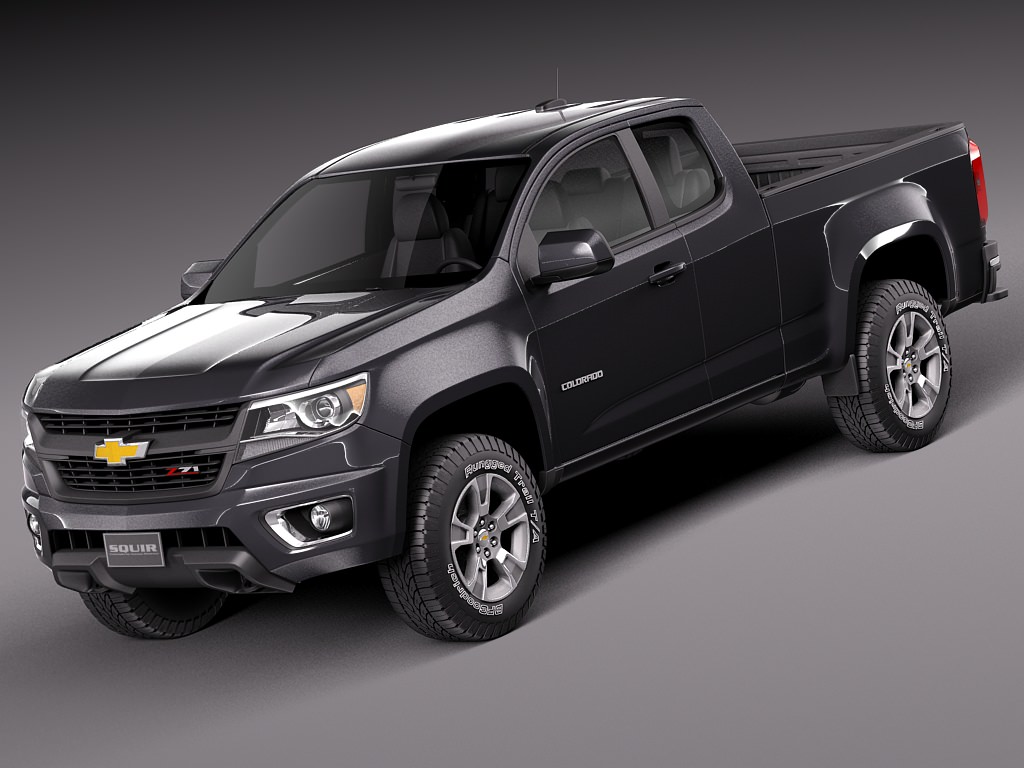 Chevrolet Colorado ShortCab 2015 3D model_1