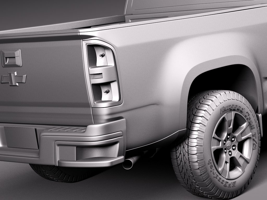 Chevrolet Colorado ShortCab 2015 3D model_11