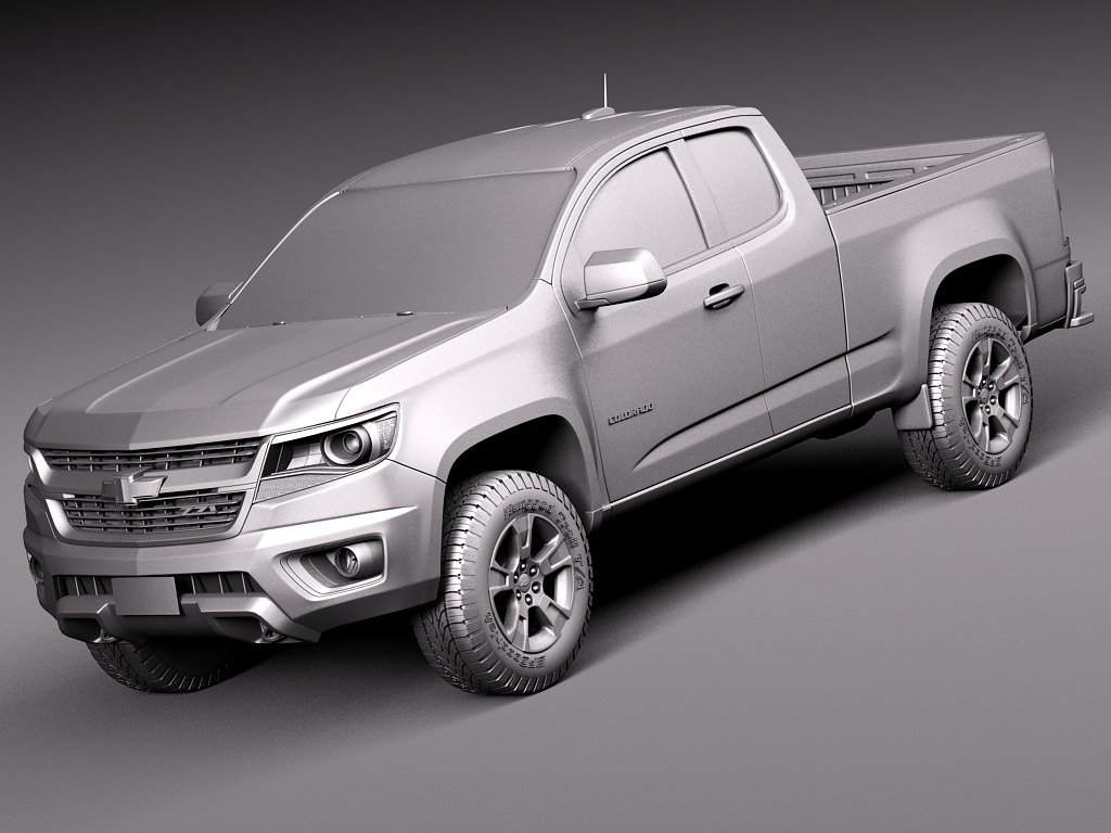 Chevrolet Colorado ShortCab 2015 3D model_8