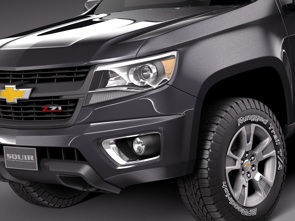 Chevrolet Colorado ShortCab 2015 3D model_2