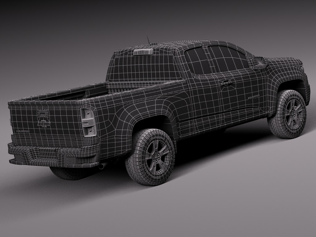 Chevrolet Colorado ShortCab 2015 3D model_15