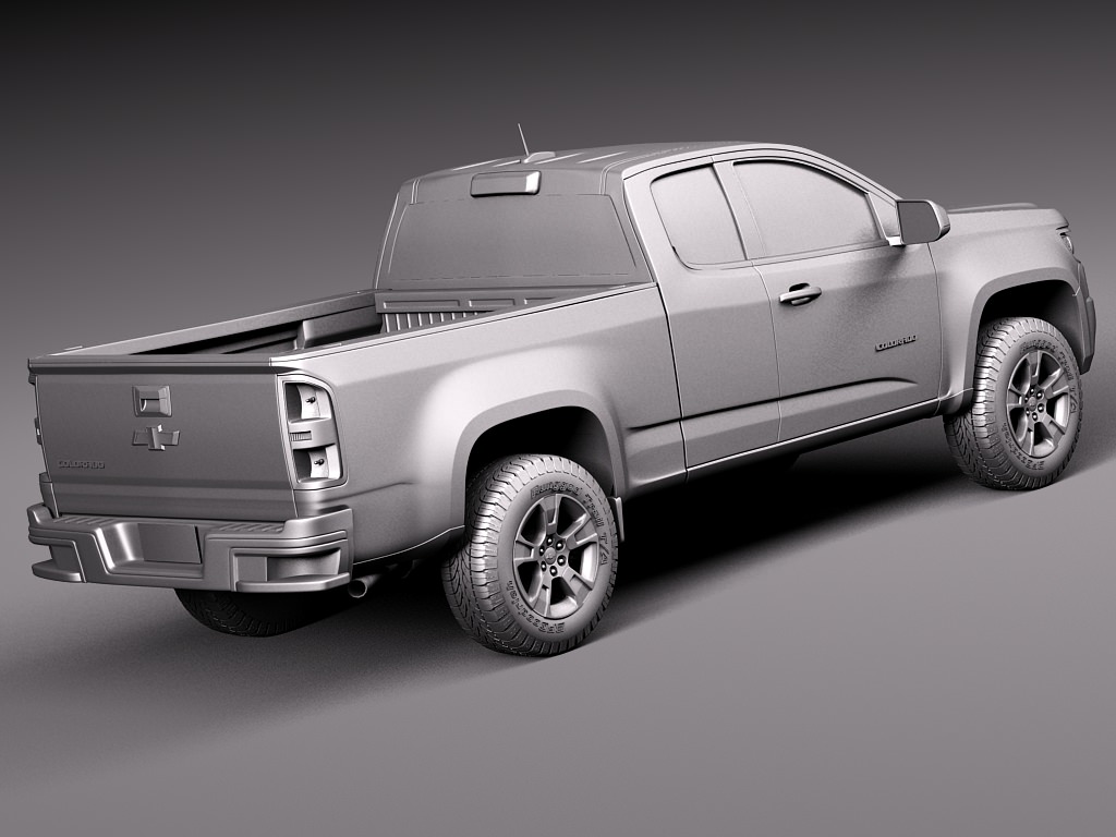 Chevrolet Colorado ShortCab 2015 3D model_10
