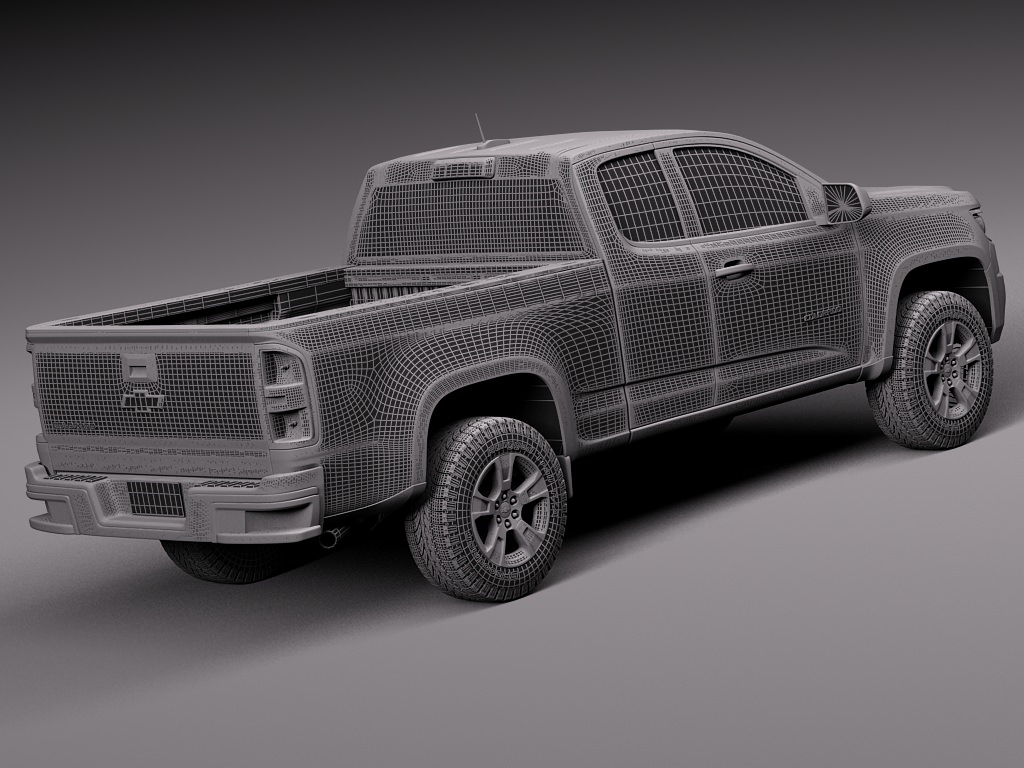 Chevrolet Colorado ShortCab 2015 3D model_13