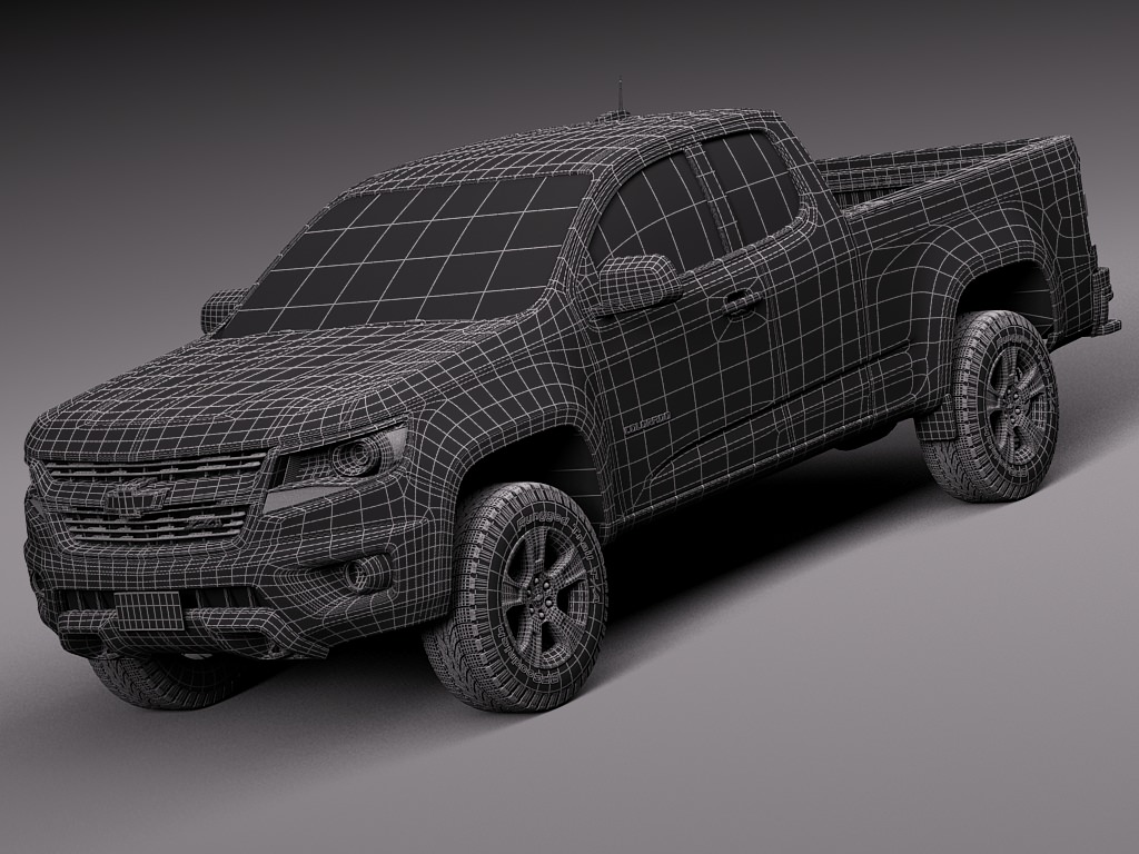 Chevrolet Colorado ShortCab 2015 3D model_14