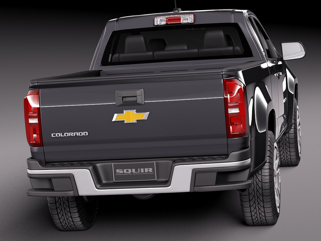 Chevrolet Colorado ShortCab 2015 3D model_7