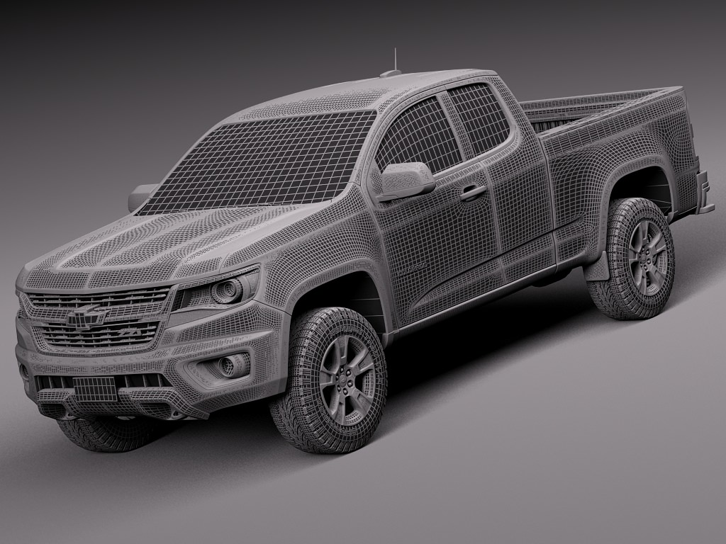 Chevrolet Colorado ShortCab 2015 3D model_12