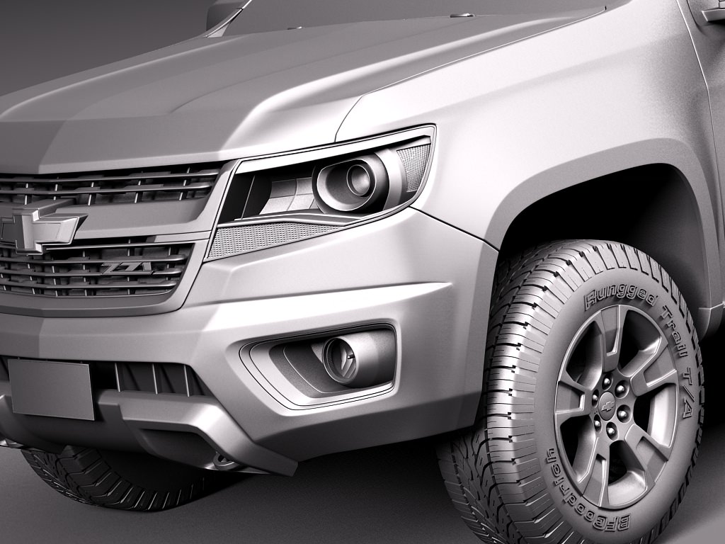 Chevrolet Colorado ShortCab 2015 3D model_9