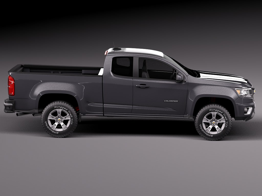 Chevrolet Colorado ShortCab 2015 3D model_4