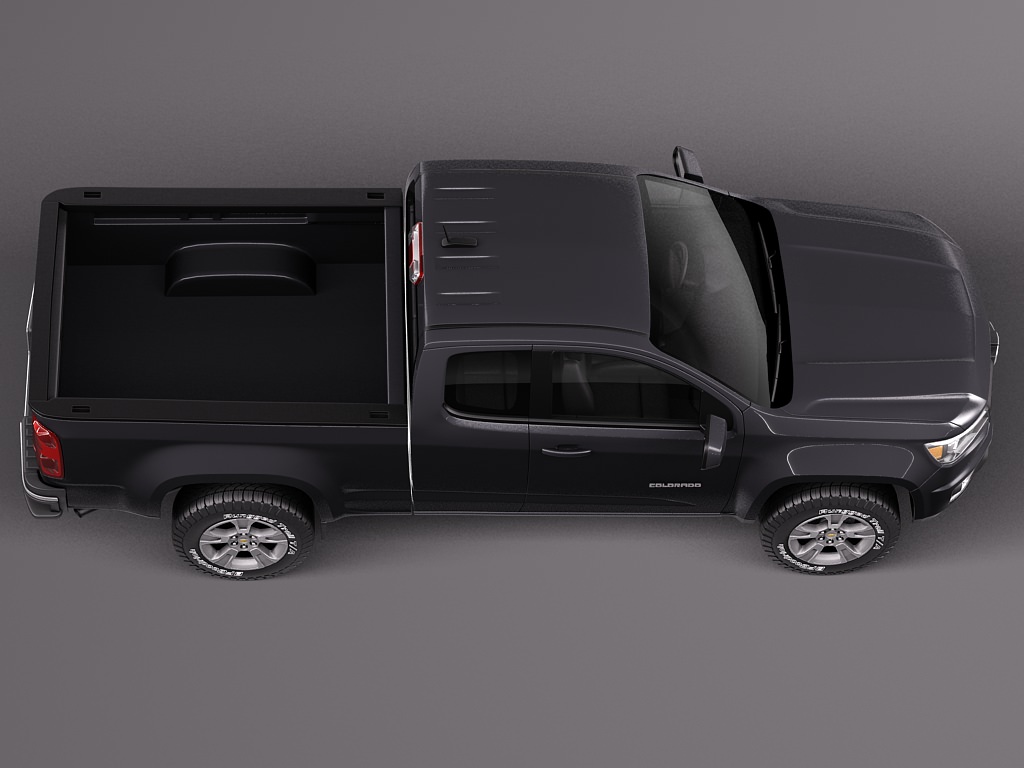 Chevrolet Colorado ShortCab 2015 3D model_3