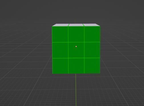 Low-poly Rubiks Cube Low-poly 3D model Low-poly 3D model_6