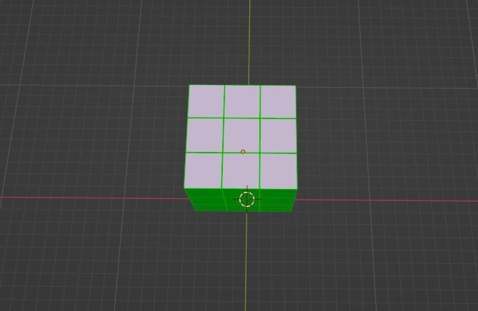 Low-poly Rubiks Cube Low-poly 3D model Low-poly 3D model_7