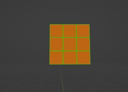 Low-poly Rubiks Cube Low-poly 3D model Low-poly 3D model_5