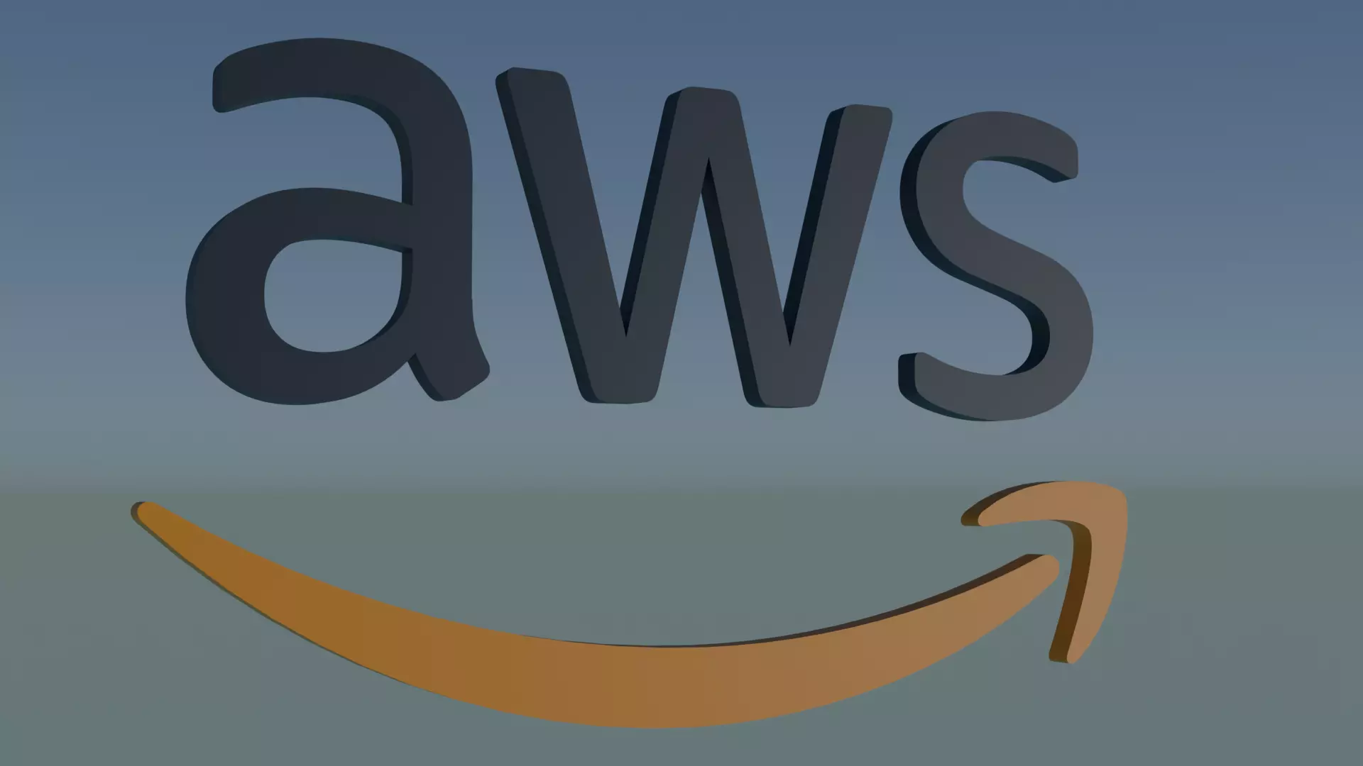 AWS Logo Free 3D model