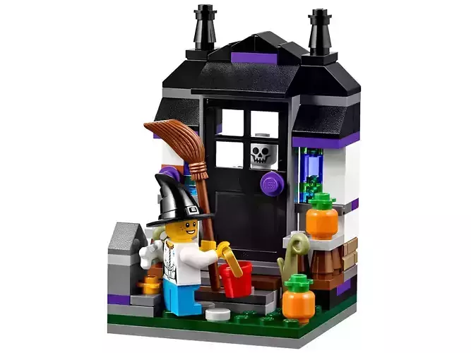 PixelBricks3D - Lego Scary Halloween House 