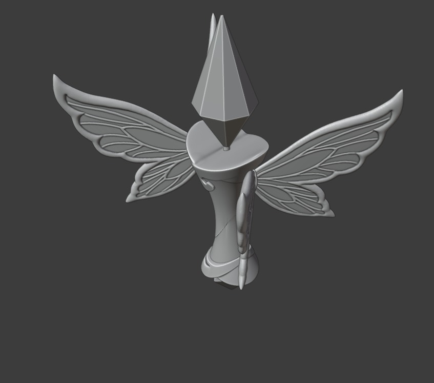 Seraphine Faeri Court Microphone - League of Legends 3D print model_4