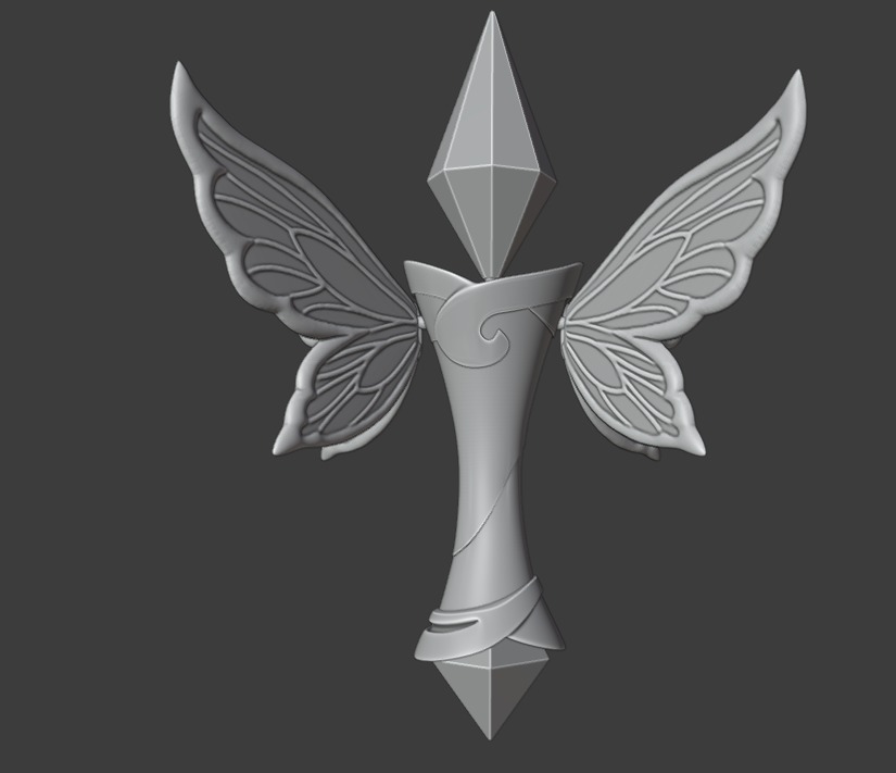 Seraphine Faeri Court Microphone - League of Legends 3D print model_5