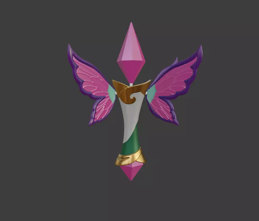 Seraphine Faeri Court Microphone - League of Legends 3D print model_0