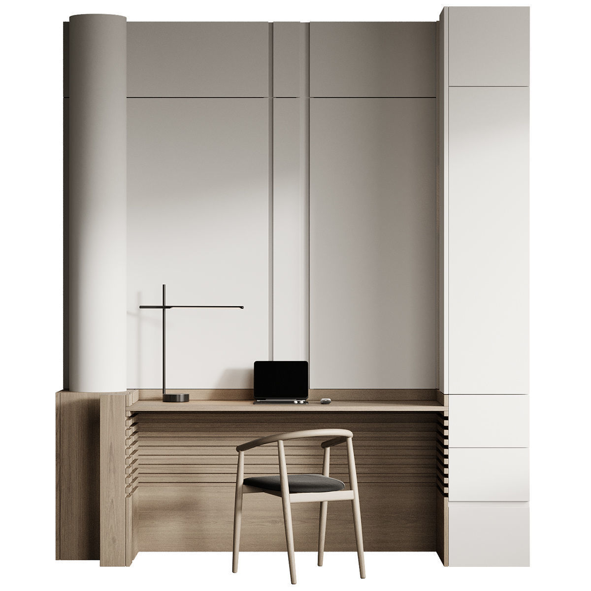 Workplace 26 3D model_1