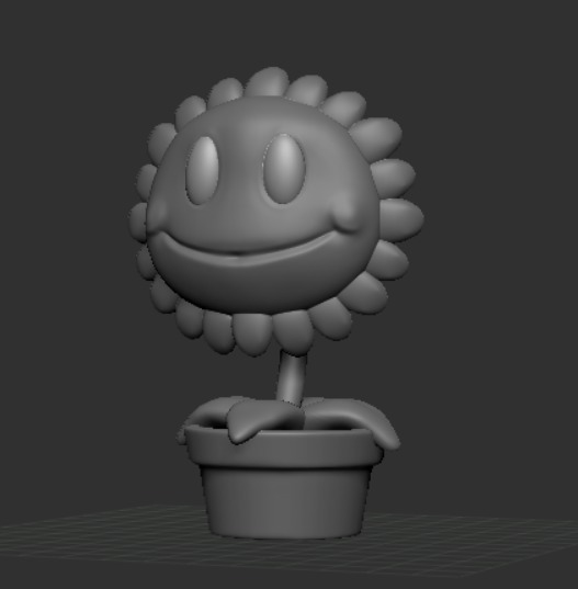 Plants vs Zombies Low-poly 3D model_14