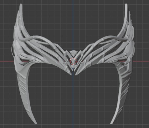 Scarlet Witch - Wanda Headress 3D print model_3