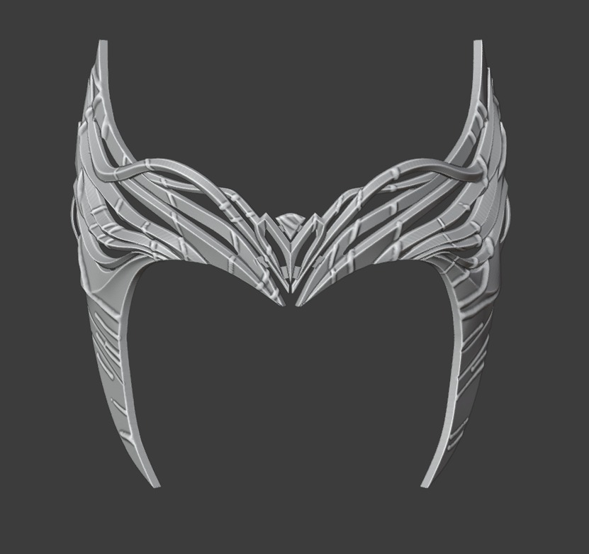 Scarlet Witch - Wanda Headress 3D print model_1