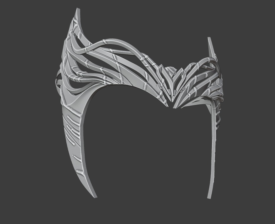 Scarlet Witch - Wanda Headress 3D print model_2