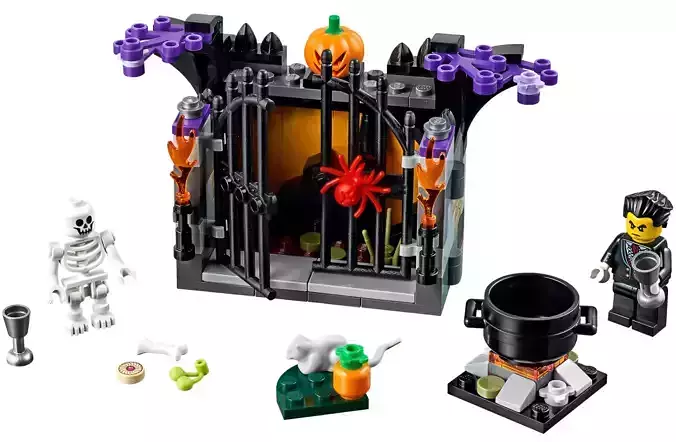 PixelBricks3D - Lego Scary Halloween Hangout