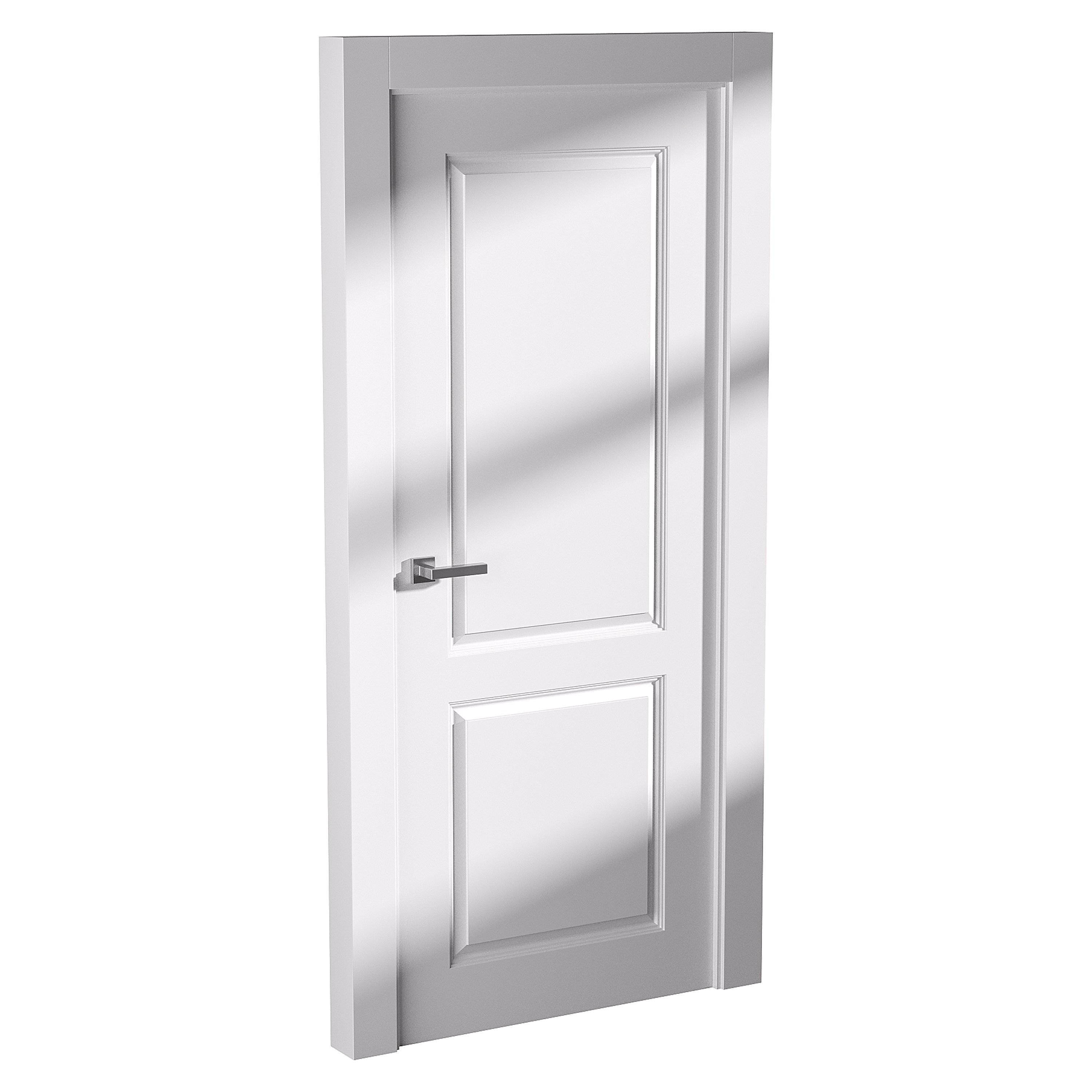 Modern interior door 17 3D model_4