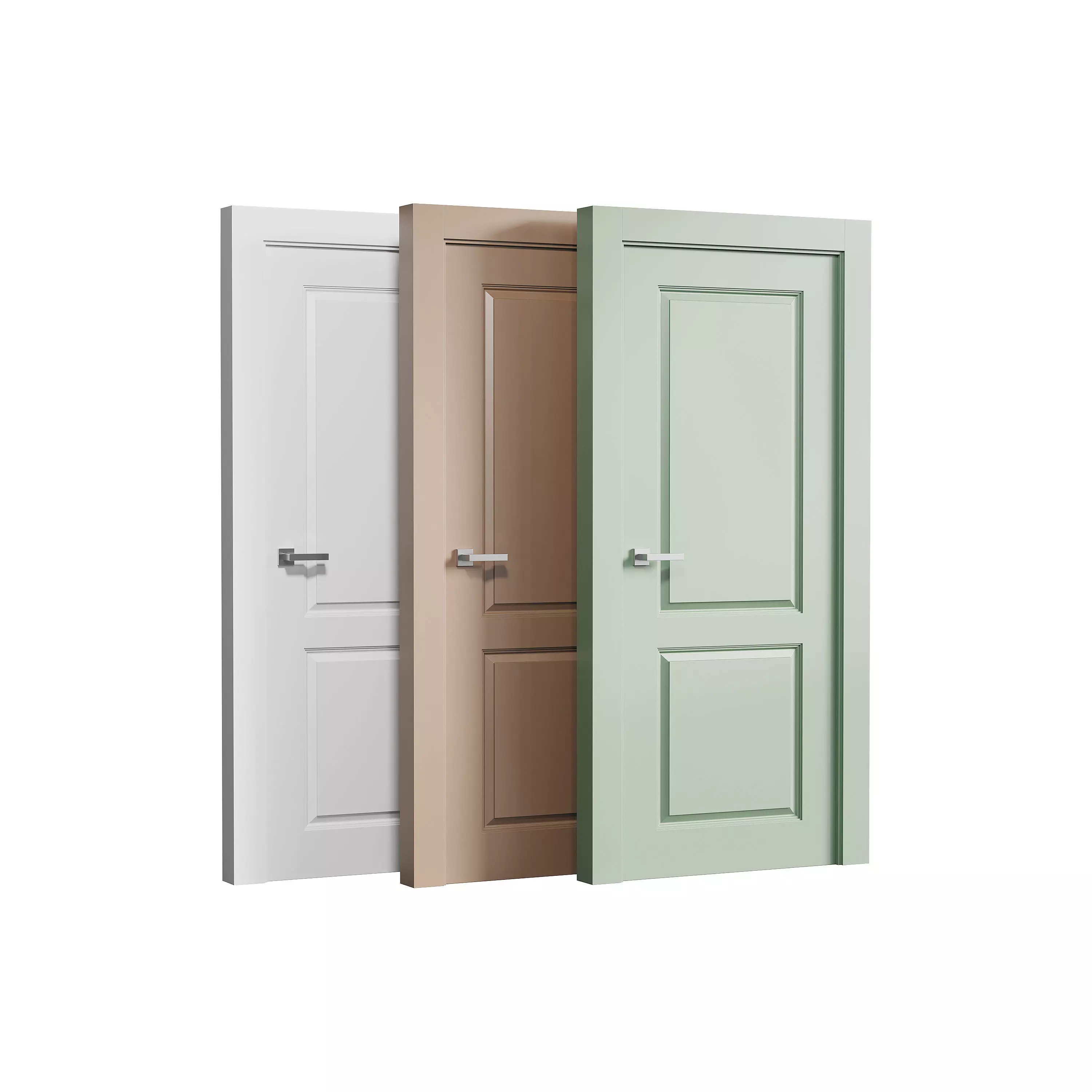 Modern interior door 17 3D model_0