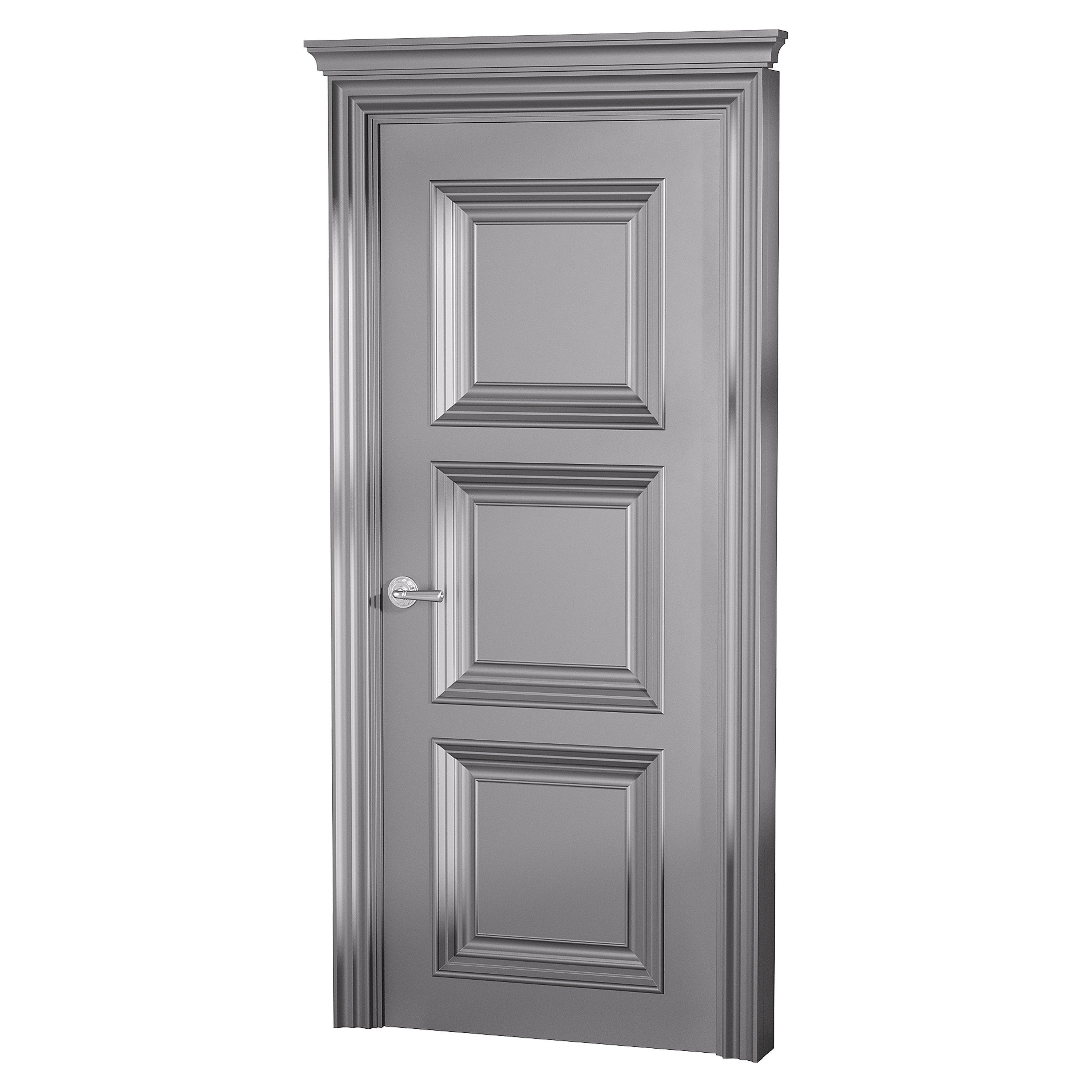 Modern interior door 18 3D model_9