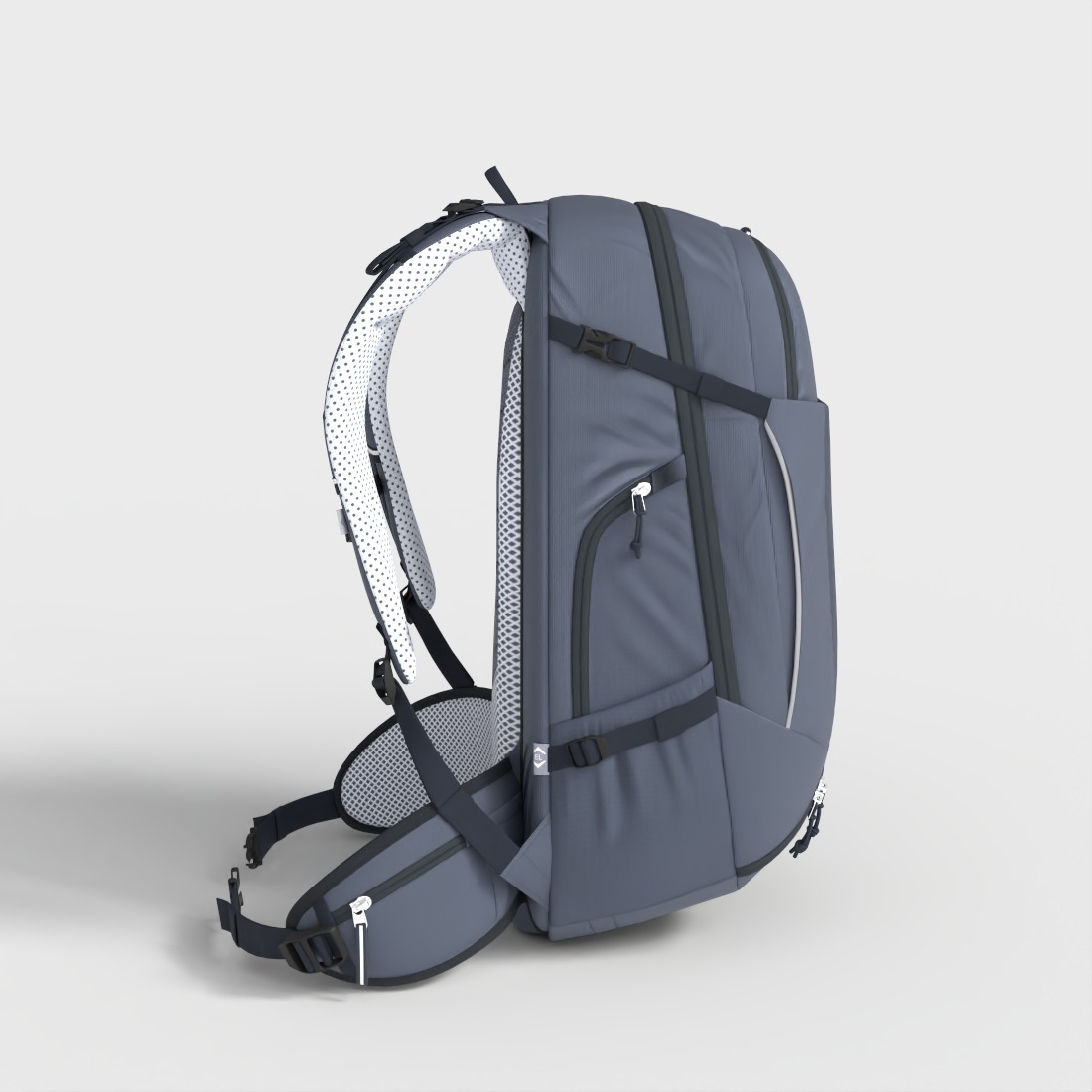 DEUTER SPORTS BACKPACK Low-poly 3D model_2