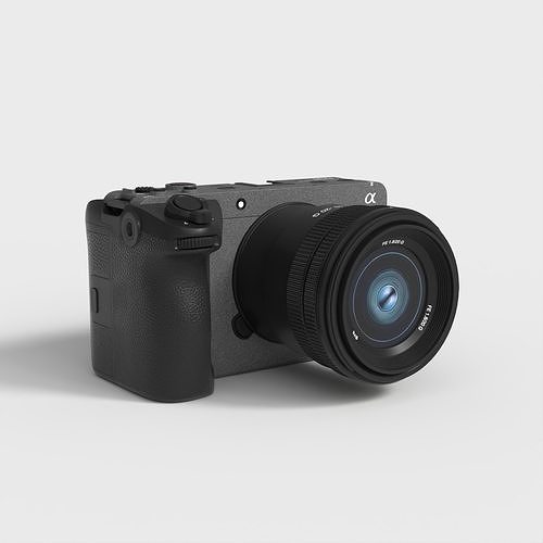 SONY FX30 CAMERA Low-poly 3D model