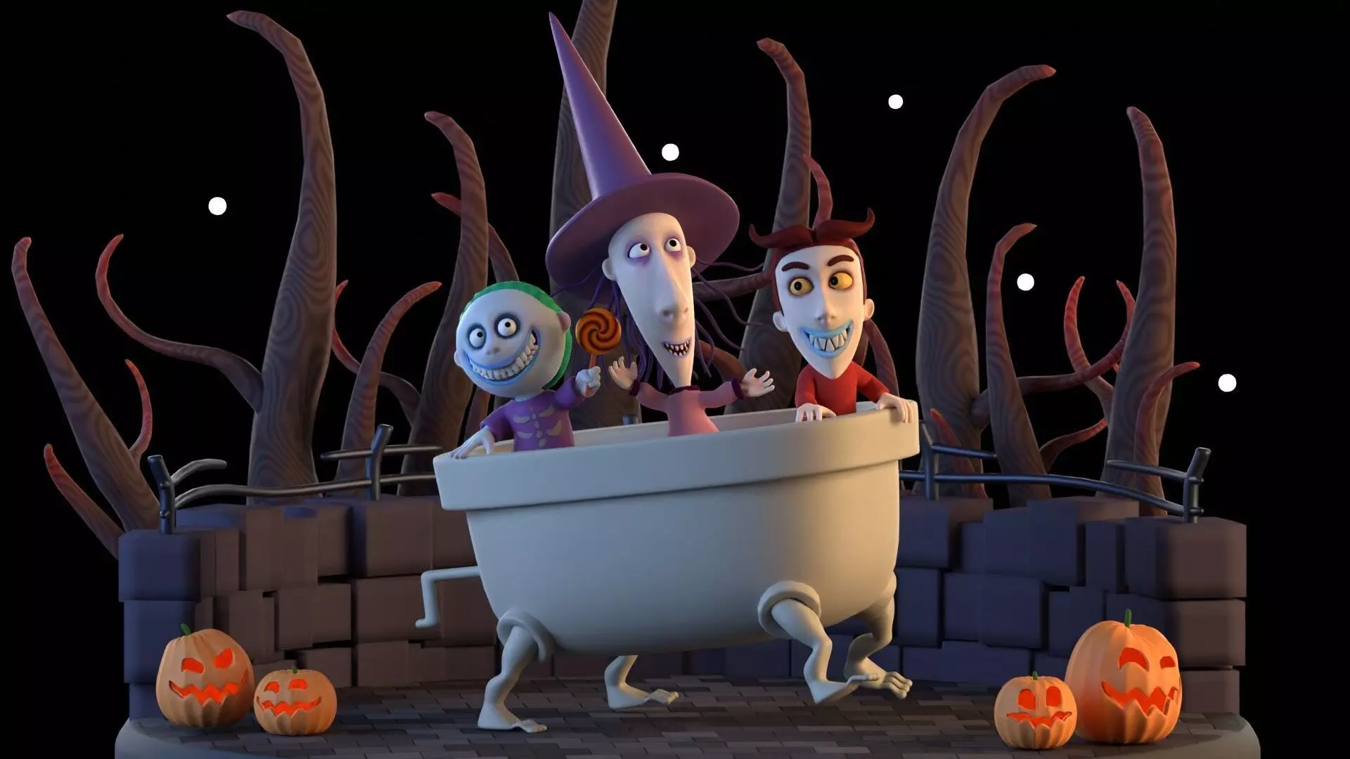 The nightmare before Christmas 3D model_0