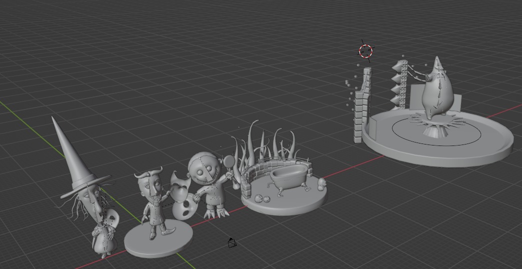 The nightmare before Christmas 3D model_9