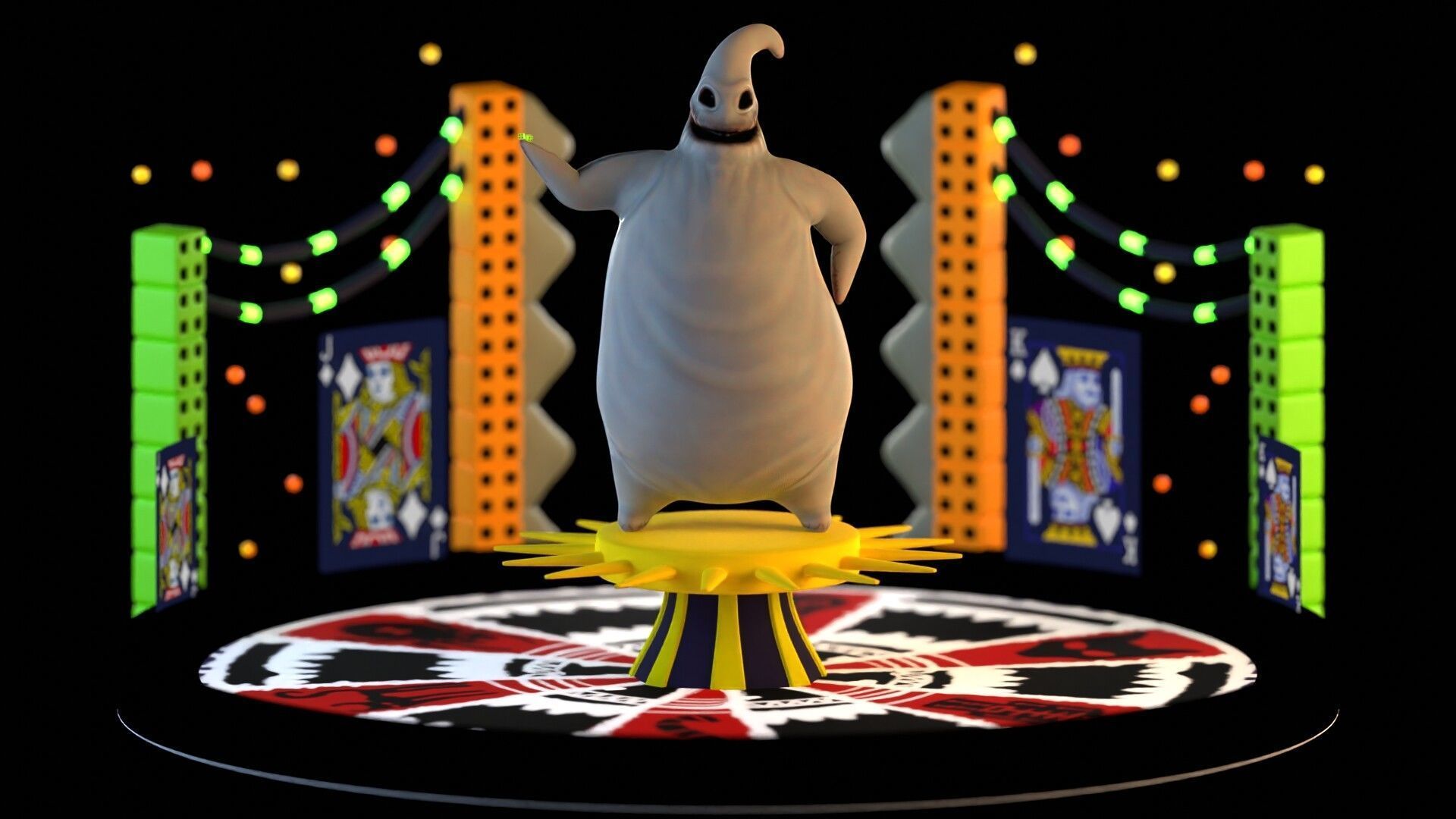 The nightmare before Christmas 3D model_4