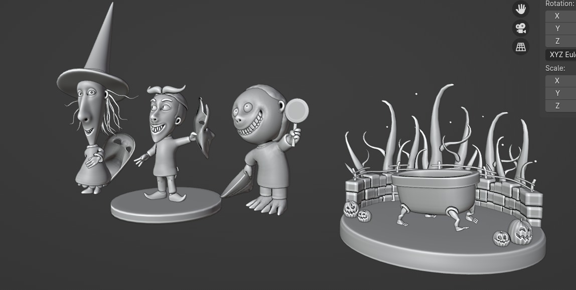 The nightmare before Christmas 3D model_7