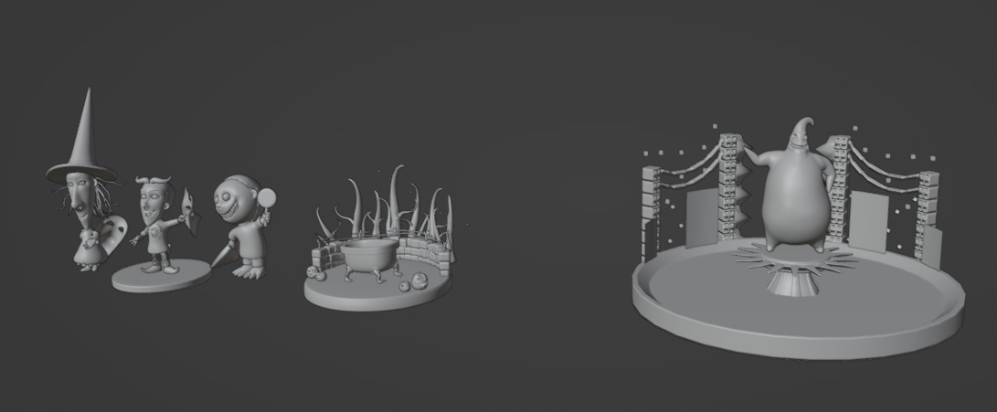 The nightmare before Christmas 3D model_8