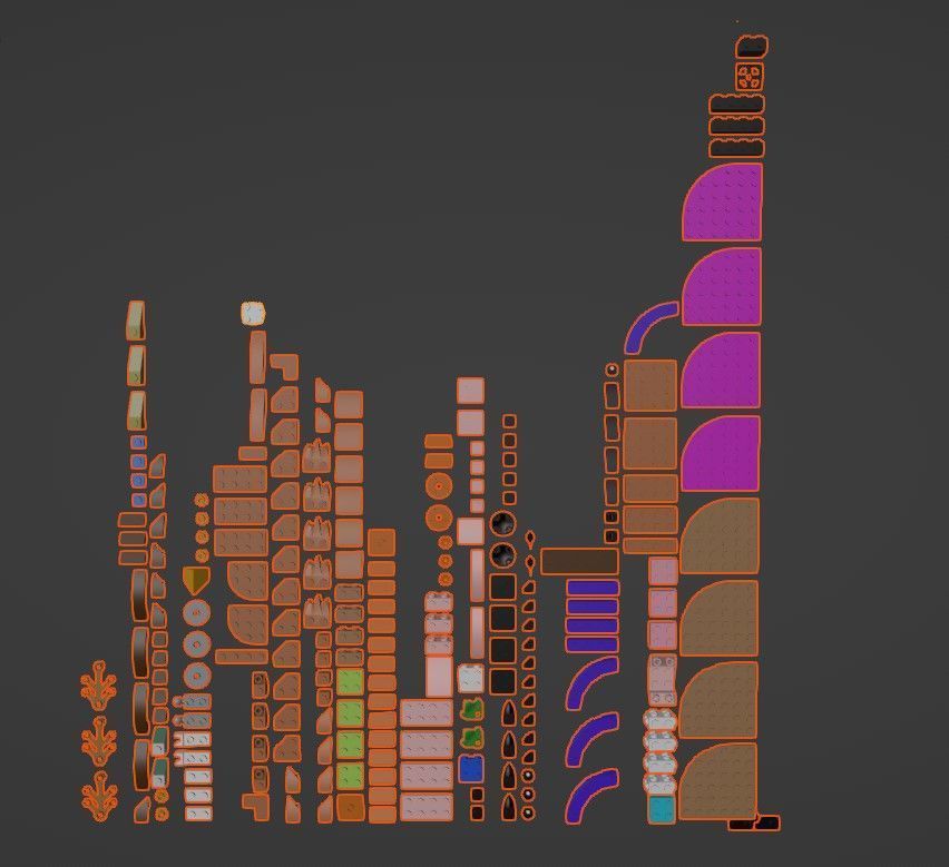 PixelBricks3D - Lego Scary Halloween Owl  3D print model_3