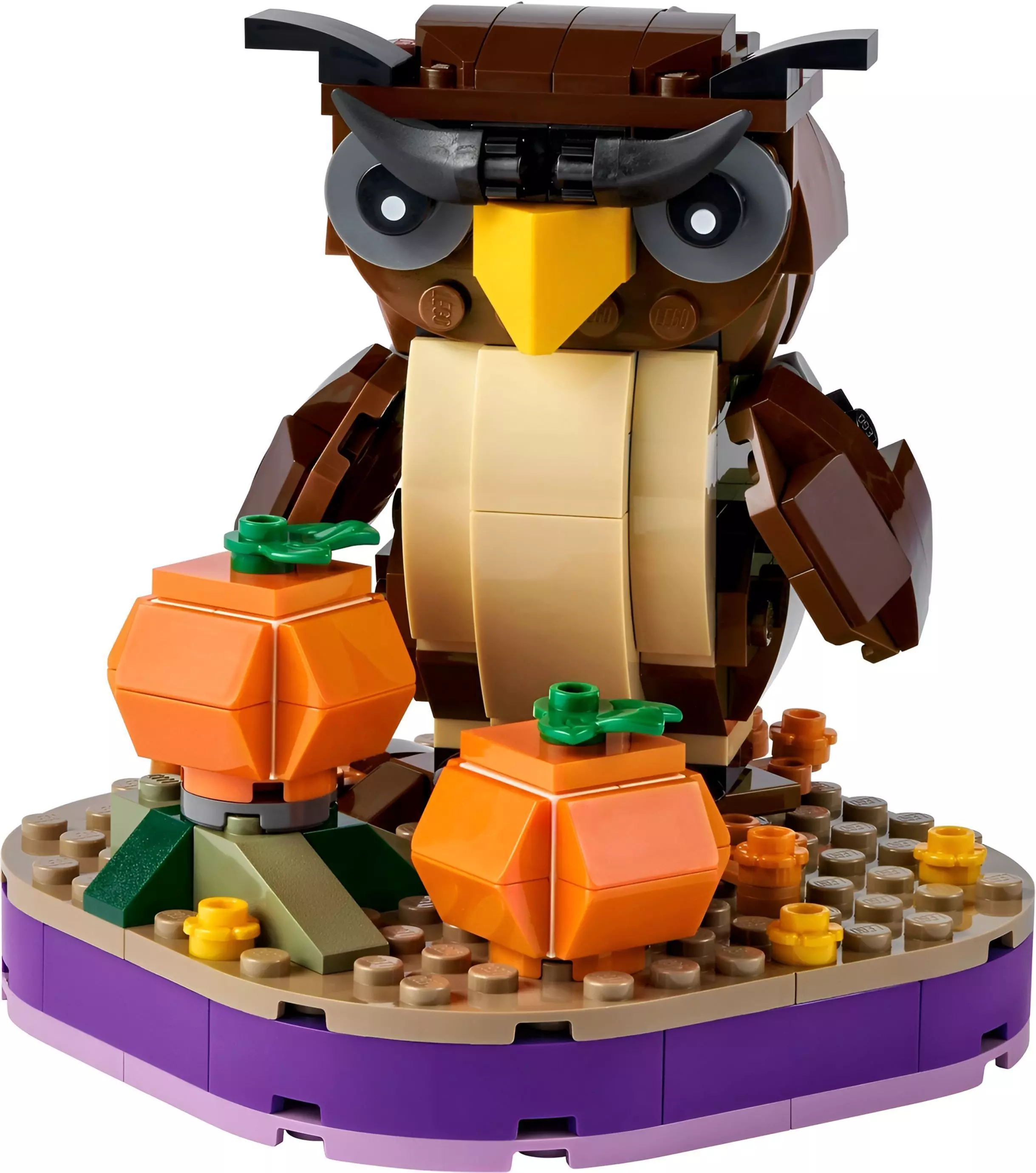 PixelBricks3D - Lego Scary Halloween Owl  3D print model_0