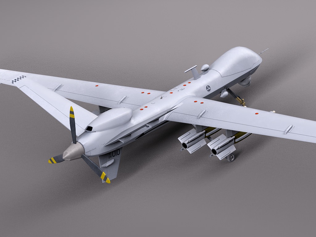 Reaper MQ-9 US Drone Predator 3D model_3