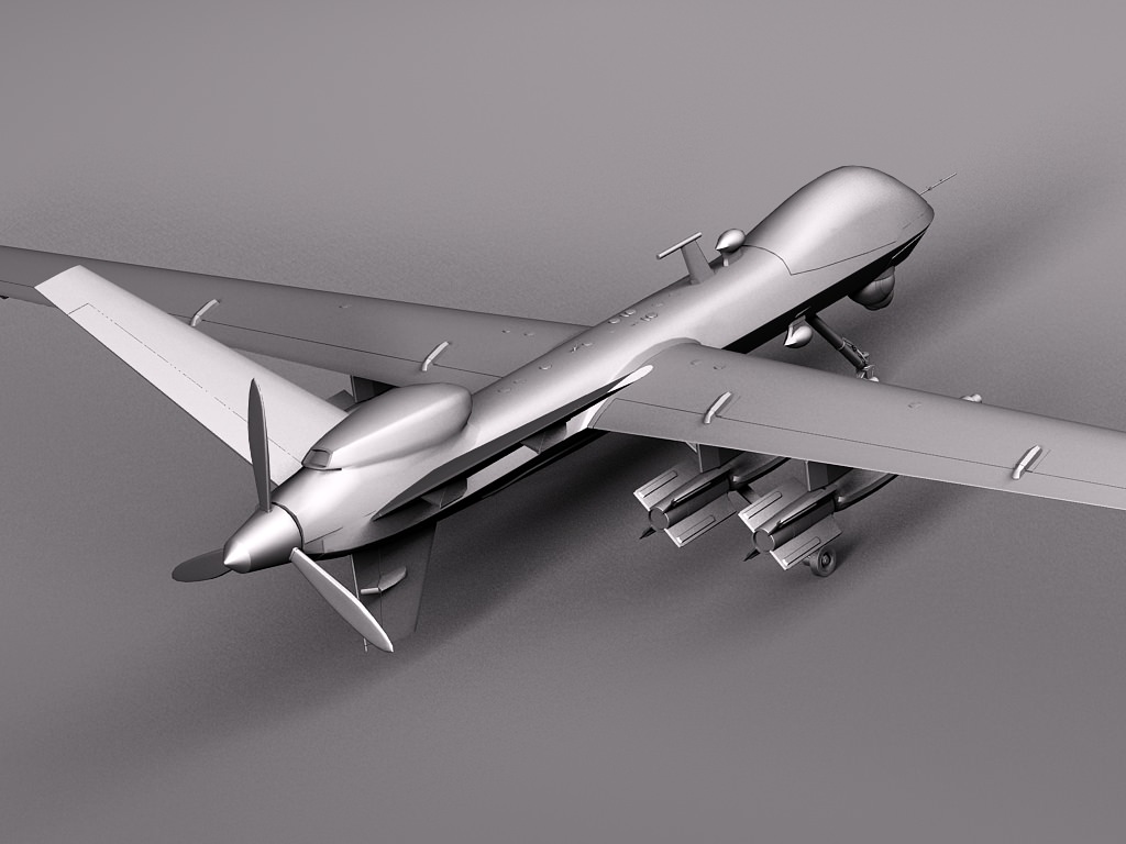 Reaper MQ-9 US Drone Predator 3D model_12