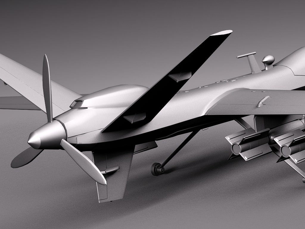 Reaper MQ-9 US Drone Predator 3D model_10