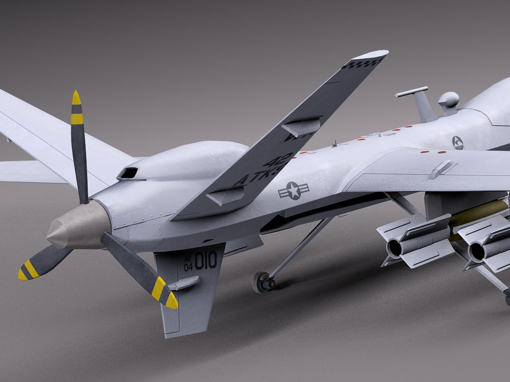 Reaper MQ-9 US Drone Predator 3D model_8