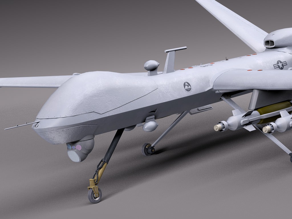 Reaper MQ-9 US Drone Predator 3D model_1