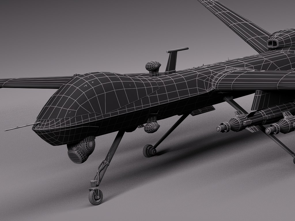 Reaper MQ-9 US Drone Predator 3D model_13