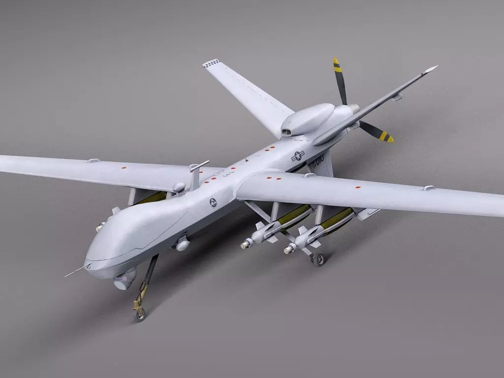 Reaper MQ-9 US Drone Predator 3D model_0