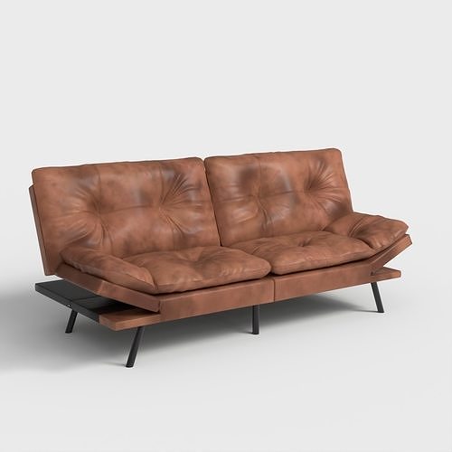 FUTON SOFA BED  Low-poly 3D model