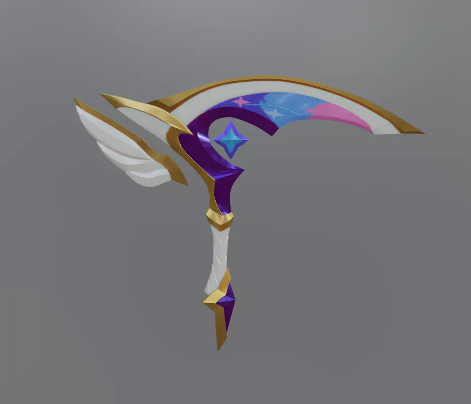Akali Star Guardian Schythe - League of Legends 3D print model_0